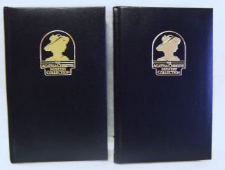 SET OF 2 AGATHA CHRISTIE BOOKS THE MYSTERY COLLECTION HARD COVER 