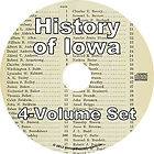 History of Iowa {1866 1903, 4 Volume Set} IA Biography Genealogy 