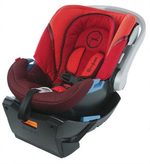 Cybex Aton Plus Ultra Lightweight Infant Car Seat w/ Base Lipstik NEW 