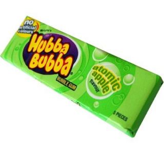 Wrigleys Hubba Bubba Bubble Chewing Gum Atomic Apple