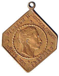 1906 WILHELM II PRUSIAN STATE GERMANY MILITARY PARADE MEDAL FR561