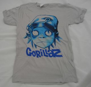 GORILLAZ Blue Face Slimfit M L XL XXL XXXL tee t Shirt NEW