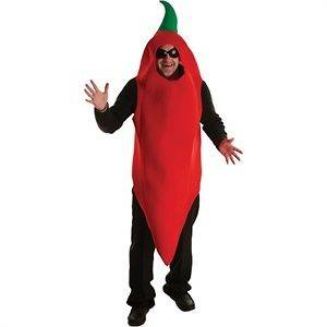 CHILLI PEPPER CHILI FOOD FANCY DRESS COSTUME OUTFIT MEXICAN HOT SPICY 