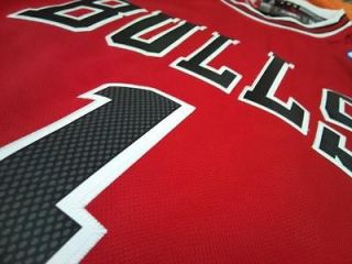 Derrick Rose Chicago Bulls NBA jersey size Medium Red swingman rev 30