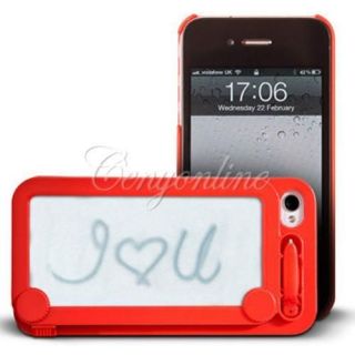 Retro Magic Magnetic Drawing Painting Board Hard Back Case Cover for 