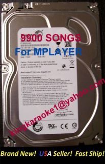 2TB Hard drive Vietnamese English Karaoke for MPLAYER/MPLAYER PRO with 