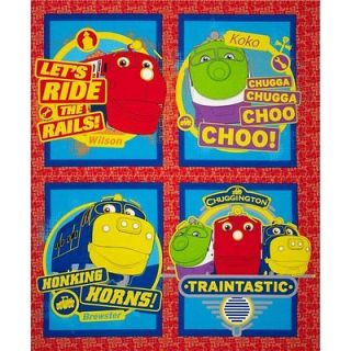   Quilt Cotton Fabric  General Fabrics Chuggington Train Pillow Panels