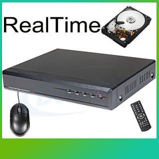 Channel CCTV H.264 Surveillance Security DVR 500GB HDD Recorder 