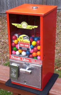   1950s TOY N JOY GUMBALL M&Ms CANDY PEANUT 25 CENT MACHINE COIN OP