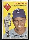 Jim Hughes Brooklyn Dodgers 1954 Topps Card #169