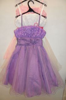 NEW GIRLS CINDERELLA STYLE PARTY BRIDESMAID OCCASION DRESS AGES 3 12 
