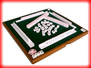 Mini Mahjong Mahjongg Mah Jong Jongg Set + Travel Table