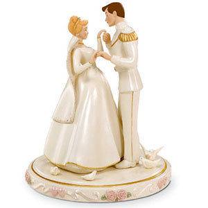 Lenox Disney CINDERELLAS Wedding Cake Topper NIB/coa