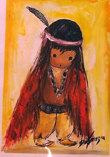 Red Blanket By DeGrazia Limited Edition