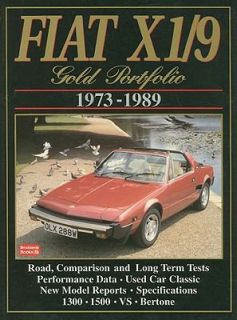 Fiat X1 9, 1973 89 by R. M. Clarke 1997, Paperback