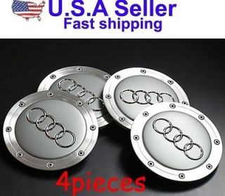 Newly listed 4 PCS NEW AUDI WHEEL CENTER CAPS A4 A3 A6 RS6 ALLROAD 