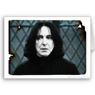 Harry Potter Greeting Card   Birthday Card   Snape   Magic   Fantasy 