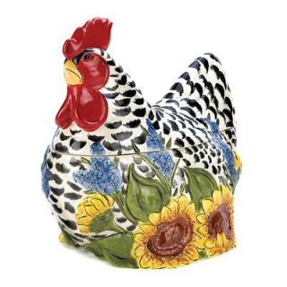 Country Hen Cookie Jar very colorfull brand new great christmas gift 