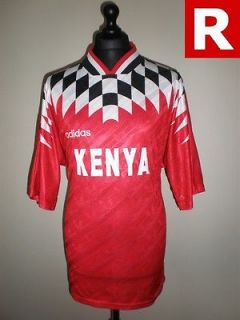 Adidas KENYA 1990s Vintage Football Shirt Soccer Jersey African Cup of 