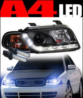   LED PROJECTOR HEAD LIGHTS LAMPS SIGNAL 1996 1999 A4 B5 (Fits Audi A4