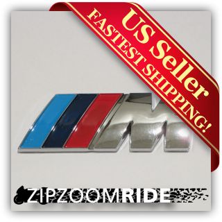 BMW M Logo Emblem Grille Badge GRILL M3 M5 M6 X3 X5 345 355i 535i 
