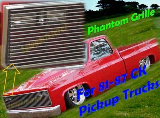 81 87 Chevy GMC Pickup/Suburba​n/Blazer/Jimmy Phantom Black Billet 