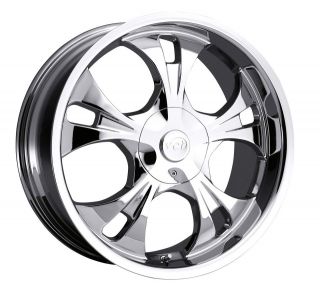 18 inch Gitano G16 chrome wheels rim 5x4.5 Stratus Crown Victoria 