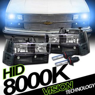   Headlights+Bum​per+Corner Light+HID Kit (Fits Chevrolet Blazer