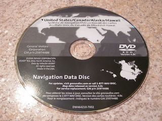 GM Navigation Map Disc DVD 25974486 U