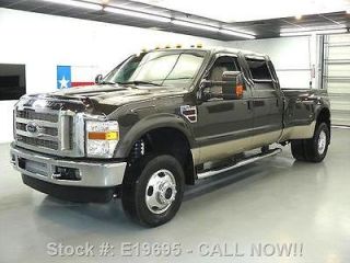 Ford  F 350 8 FT LONGBED 2008 FORD F350 LARIAT CREW 4X4 DIESEL DUALLY 