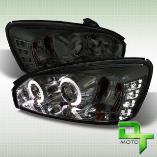   PROJECTOR HEADLIGHTS LAMPS SMOKED w/ 4 LEDs (Fits Chevrolet Malibu
