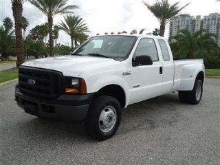 Ford  F 350 XL DRW 4X4 DIESEL EXTENDED CAB LONG BED LOW MILES NICE 