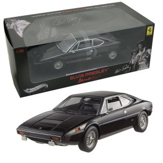Mattel Elite 1/18 Ferrari Dino 308 GT4 Black Elvis Presley #V7425