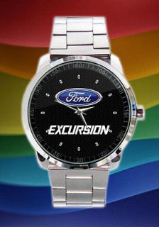 Ford Excursion 4x4 Diesel Turbo Suv Power 05 Chronograph Strap silver 