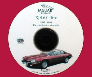 JAGUAR XJS XJ S V12 WORKSHOP REPAIR PARTS MANUAL 5.3 and 6.0 liter