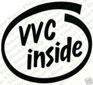 VVC Inside Vinyl Car Sticker/Decal   Ideal for MG/Rover/Lotus/Ariel 