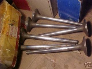 55 61 FORD AND THUNDERBIRD 6 EXHAUST VALVES NEW NOS