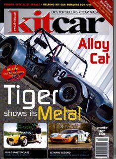 Kit Car Magazine 12/07 Tiger, Le Mans GT40, Westfield, Exeter Show