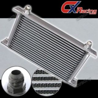 Universal 19 Row 10 AN Engine Oil Cooler Mazda RX7 RX8