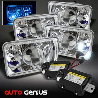 SLIM BALLAST XENON HID UPGRADE + 79 86 FORD MUSTANG CHROME PROJECTOR 