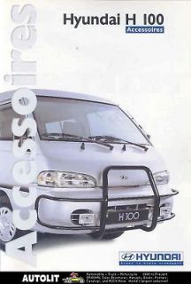 1999 Hyundai H100 Van Accessories Brochure Dutch