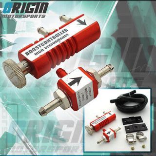RED CNC Universal MANUAL Adjustable Turbo Boost Controller 30PSI fit 