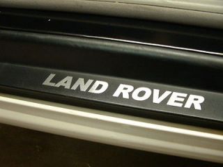 2pcs) LAND ROVER doorstep badge decal RANGE DISCOVERY LR3