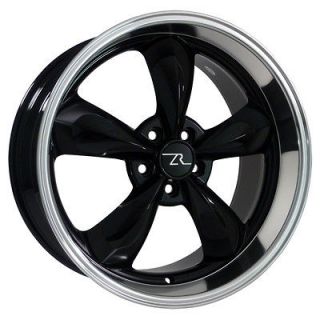 20 Inch Black Mustang ® Bullitt Wheels 20x8.5 & 20x10 Deep Dish Rims 