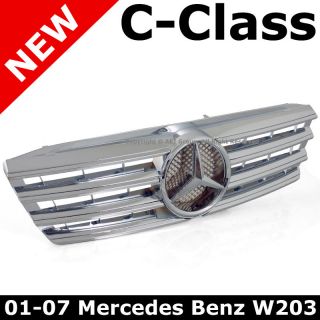 Mercedes Benz W203 C230 C240 C280 C320 C350 01 07 Chrome Front Hood 