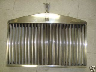 ROLLS ROYCE GRILLE W/ MASCOT WILL FIT FROM 1981 TO 1990