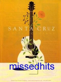 Santa Cruz acoustic guitars 2007 magazine advert