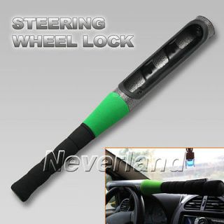 Universal Auto Baseball Bat Style Steel Steering Wheel Security Lock 