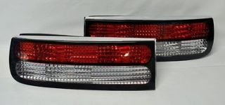 Nissan 300ZX 90 96 Fairlady Z Rear Tail Lights   Crystal Red Clear 