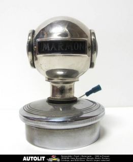 1920 1923 ? Marmon Model 34 ORIGINAL Electrified Radiator Mascot Cap 